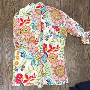 Zara Floral romper Multicolor Jumpsuit xsmall